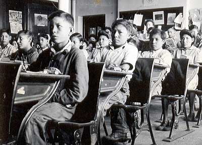OLD SUN INDIAN RESIDENTIAL SCHOOL (GLEICHEN, AB), P75-103 S7-184, 1945, General Synod Archives.